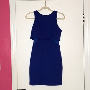 Nordstrom | Blue quilted dress